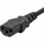 Monoprice 6448 Power Extension Cord - IEC 60320 C14 to C13 - 18 Gauge - 125V/10A - 6 ft Black