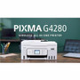 Canon PIXMA G4280 Wireless MegaTank Inkjet Multifunction Printer - Color - White - Copier/Printer/Scanner - 4800 x 1200 dpi Print - - (6704C023)