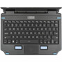 Gamber-Johnson Samsung Tab Active Pro/Active4 & 5 Pro Backlit 2in1 Keyboard - Docking Connectivity - Compact - Pogo Pin Interface - - (7160-1869-01)