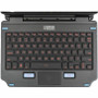 Gamber-Johnson Samsung Tab Active Pro/Active4 & 5 Pro Backlit 2in1 Keyboard - Docking Connectivity - Compact - Pogo Pin Interface - - (7160-1869-01)