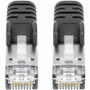 Intellinet Cat8.1 S/FTP Network Patch Cable, 25 ft., Black - 25 ft (7.62 m) Category 8.1 Network Cable for Network Device, Rack - End: (743105)