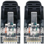 Intellinet Cat6a U/UTP Slim Network Patch Cable, 5 ft., Black - 5 ft (1.52 m) Category 6a Network Cable for Network Device - First 1 x (743914)