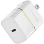 OtterBox 78-80220 Power Adapter - 20W USB-C Fast Charger for Apple Devices - Cloud Dust White