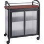 Safco Impromptu Refreshment Cart - 440.92 lb (200 kg) Load Capacity - 4 Casters - 2.50" (63.50 mm) Caster Size - Steel - 34" (863.60 x (Fleet Network)