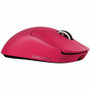 Logitech PRO X SUPERLIGHT 2c Gaming Mouse - HERO 2 - Wireless - Radio Frequency - 2.40 GHz - Rechargeable - Pink - USB 2.0 - 44000 dpi (Fleet Network)