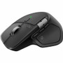 Logitech MX Master 4 Mouse - Darkfield - Wireless - 32.81 ft (10000 mm) - Bluetooth/Radio Frequency - 2.40 GHz - Rechargeable - Black (Fleet Network)