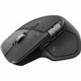 Logitech MX Master 4 Mouse - Darkfield - Wireless - 32.81 ft (10000 mm) - Bluetooth/Radio Frequency - 2.40 GHz - Rechargeable - Space (Fleet Network)