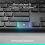 Logitech 920-013271 Signature Slim MK955 Wireless Keyboard & Mouse Combo - Bluetooth 5.1 - USB Type A - Graphite - Quiet Keys - CoPilot Hot Keys