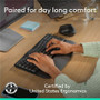 Logitech 920-013610 Wave Keys and Lift Combo - Wireless Ergonomic Keyboard & Mouse - Bluetooth/USB - Plunger Keyswitch - Graphite - English (US)