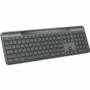 Logitech Signature Slim Solar+ K980 for Business - Wireless Connectivity - Bluetooth/RF - Full-size - 5.1 - 32.81 ft (10000 mm) - 2.40 (Fleet Network)