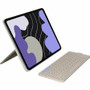 Logitech Flip Folio Keyboard/Cover Case for 13" Apple iPad Pro, iPad Air Tablet - Sand (Fleet Network)