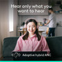 Logitech 981-001509 Zone Wireless 2 ES Headset - Stereo - Wired/Wireless Bluetooth 5.3 - 164 ft Range - Hybrid ANC - 40mm Drivers - Rose