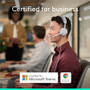 Logitech 981-001610 Zone Headset - Microsoft Teams Certified - Wired USB-C/USB-A - Active Noise Cancelling - On-ear Circumaural - 40mm Drivers