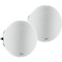 Vaddio 2-way Ceiling Mountable, Flush Mount, Wall Mountable, Recessed Mount, In-wall Speaker - 40 W RMS - White  - 4" (101.60 mm) - - (Fleet Network)