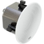 Vaddio 2-way Ceiling Mountable, Flush Mount, Wall Mountable, Recessed Mount, In-wall Speaker - 40 W RMS - White  - 4" (101.60 mm) - - (999-85600-000)