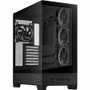 Asus A31 PLUS/BK/TG/ARGB// A31 PLUS Case - Mid-tower Gaming Case - Black Tempered Glass - 4 x 120mm ARGB Fans Installed - 2 Bays - ATX/Micro ATX/Mini