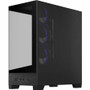 Asus A31 PLUS/BK/TG/ARGB// A31 PLUS Case - Mid-tower Gaming Case - Black Tempered Glass - 4 x 120mm ARGB Fans Installed - 2 Bays - ATX/Micro ATX/Mini