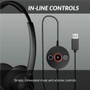 Cyber Acoustics Professional USB Headset with AI Noise Cancelation - Microsoft Teams Certification - Stereo - USB Type A - Wired - 20 (AC-304)
