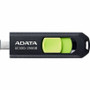 Adata Choice UC300 256GB USB 3.2 (Gen 1) Type C Flash Drive - 256 GB - USB 3.2 (Gen 1) Type C - Black, Green - 5 Year Warranty (ACHO-UC300-256G-RBK/GN)