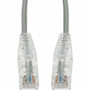 AddOn 12ft Gray CAT 6A Slim PVC Ethernet Cable Snagless Clear-Claw RJ-45 M/M - 12 ft (3.66 m) Category 6a Network Cable for Network - (Fleet Network)