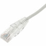 AddOn 25ft White CAT 6A Slim PVC Ethernet Cable Snagless Clear-Claw RJ-45 M/M - 25 ft (7.62 m) Category 6a Network Cable for Network - (ADD-25FSLCAT6A-WE)