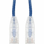 AddOn 25-Pack 5ft Blue CAT 6 Slim PVC Ethernet Cable Snagless Clear-Claw RJ-45 M/M - 5 ft (1.52 m) Category 6 Network Cable for Device (Fleet Network)