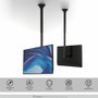 CTA Digital ADD-HACMMT Height-Adjustable Ceiling Mount for Monitors & TVs - 25" to 41" Screens - VESA 75 x 75/100 x 100 - Swivel - Tilt - Key Lock