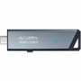 Adata AELI-UE800-128G-CSG Elite UE800128GB USB 3. 2 Gen 2 Type C Flash Drive - 1000 MB/s Read/Write - Silver Metal