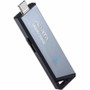 Adata Elite UE800 256GB USB 3.2 (Gen 2) Type C Flash Drive - 256 GB - USB 3.2 (Gen 2) Type C - 1000 MB/s Read Speed - 1000 MB/s Write (AELI-UE800-256G-CSG)