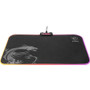 MSI AGILITY GD60 Gaming Mouse Pad - 0.16" (4 mm) Height x 10.87" (276 mm) Width - Black - Fabric, Natural Rubber - Anti-slip, Shock - (Fleet Network)