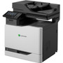 Lexmark CX820de Laser Multifunction Printer - Color - Plain Paper Print - Desktop - Copier/Fax/Printer/Scanner - 52 ppm Mono/52 ppm - (Fleet Network)