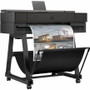 HP Designjet T870 Inkjet Large Format Printer - 24" (609.60 mm) Print Width - Color - 4 Color(s) - 21 Second Color Speed - 2400 x 1200 (Fleet Network)