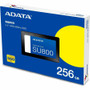 Adata Ultimate SU800 256 GB Solid State Drive - 2.5" Internal - SATA (SATA/600) - Black - Desktop PC, Notebook Device Supported - 560 (Fleet Network)