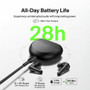 Belkin AUC015fqBK SoundForm Rhythm ANC Wireless Earbuds - True Wireless Bluetooth 5.4 Stereo with Active Noise Cancelling - IPX5 Waterproof - 32.8 ft