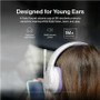 Belkin SoundForm Inspire Wired Over-Ear Headset for Kids - Stereo - Mini-phone (3.5mm), USB Type C - Wired - Over-the-ear, - Binaural (AUD007fqLV)