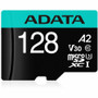 Adata Premier Pro 128 GB Class 10/UHS-I (U3) V30 microSDXC - 100 MB/s Read - 80 MB/s Write - Lifetime Warranty (AUSDX128GUI3V30SA2-RA1)