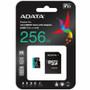 Adata Premier Pro 256 GB Class 10/UHS-I (U3) V30 microSDXC - 100 MB/s Read - 85 MB/s Write - Lifetime Warranty (AUSDX256GUI3V30SA2-RA1)