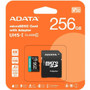 Adata Premier Pro 256 GB Class 10/UHS-I (U3) V30 microSDXC - 100 MB/s Read - 85 MB/s Write - Lifetime Warranty (Fleet Network)