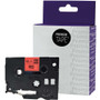 Premium Tape Label Tape - Alternative for Brother TZe-232 - 1/2'' x 26' (12 mm x 8 m) - Red on White - 1 Pack (Fleet Network)