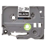 Genuine Premium Tape AZ335 Label Tape - Alternative for Brother TZe-335 - 1/2" x 26' (12 mm x 8 m) - White on Black - 1 Pack