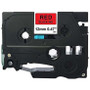 Genuine Premium Tape AZ431 Label Tape - Alternative for Brother TZe-431 - 1/2'' x 26' (12mm x 8m) - Black on Red - 1 Pack