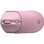 HP 400 Quiet Wireless Mouse - Multi Surface - Wireless - 32.81 ft (10000 mm) - Bluetooth/Radio Frequency - 2.40 GHz - Pink - USB Type (Fleet Network)