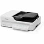 Epson B11B274201 DS-1760WN Network Flatbed/ADF Scanner - 1200 dpi Optical - 30 ppm Color/Mono - 60 Sheet ADF - Duplex - Wireless/USB - Black/White