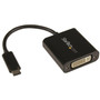 StarTech.com USB C to DVI Adapter - Black - 1920x1200 - USB Type C Video Converter for Your DVI D Display / Monitor / Projector - your (Fleet Network)