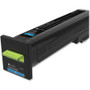 Lexmark Unison Original Toner Cartridge - Laser - Standard Yield - 22000 Pages - Cyan - 1 Each (Fleet Network)