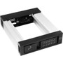 iStarUSA BPN-DE110P Drive Bay Adapter for 5.25" 12Gb/s SAS, SATA/600 Internal - Black - Hot Swappable Bays - 1 x HDD Supported - 14 TB (Fleet Network)