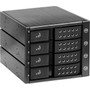 iStarUSA BPN-DE340P Drive Enclosure for 5.25" 12Gb/s SAS, SATA/600 Internal - Black - Hot Swappable Bays - 4 x HDD Supported - 14 TB - (Fleet Network)