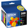 Epson DURABrite Ultra 288 Ink Cartridge - Pigment Black, Pigment Cyan, Pigment Magenta, Pigment Yellow - Inkjet - Standard Yield - 165 (Fleet Network)