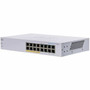 Cisco 110 CBS110-16PP Ethernet Switch - 16 Ports - Gigabit Ethernet - 10/100/1000Base-T - Refurbished - 2 Layer Supported - 11.41 W - (Fleet Network)