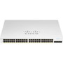 Cisco Business CBS220-48FP-4X Ethernet Switch - 48 Ports - Manageable - Gigabit Ethernet, 10 Gigabit Ethernet - 10/100/1000Base-T, - - (Fleet Network)